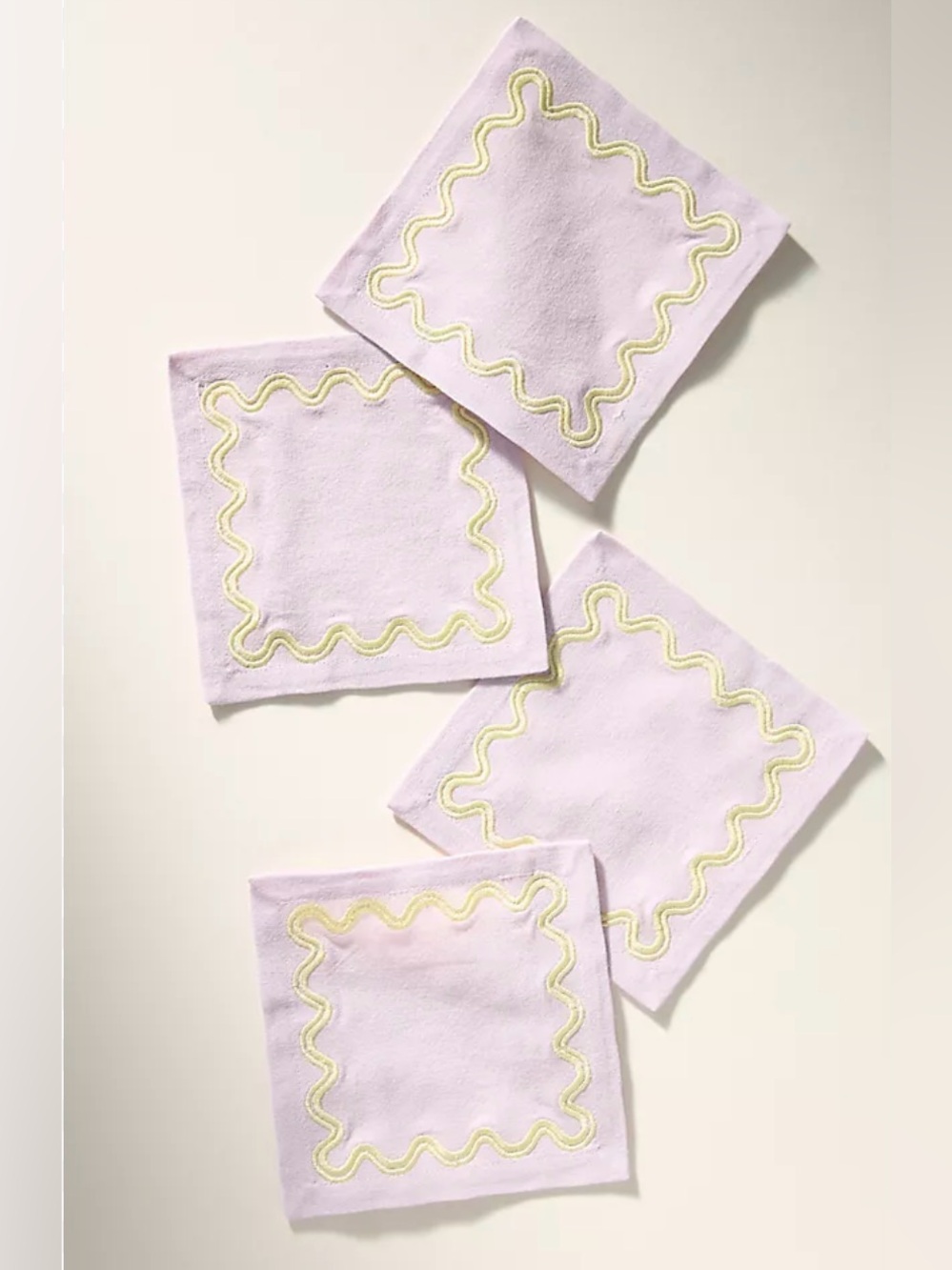 Anthropologie Madeline Cocktail Napkins